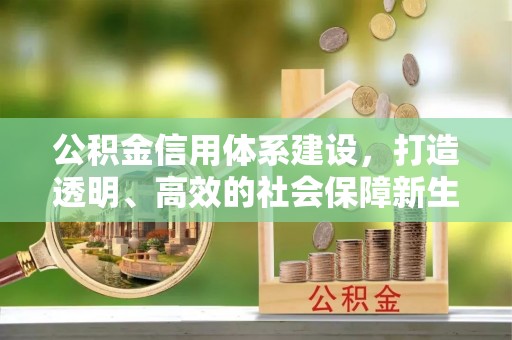 围场公积金信用体系建设，打造透明、高效的社会保障新生态